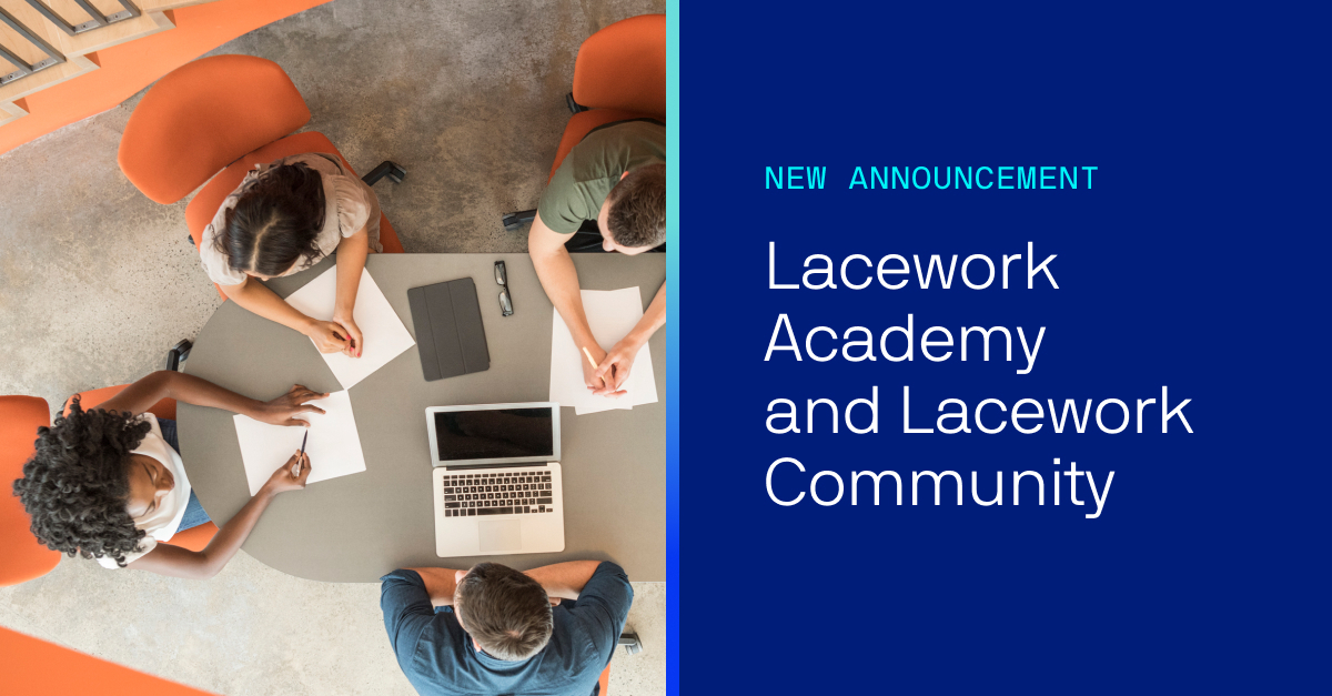 Lacework Academy Announcement